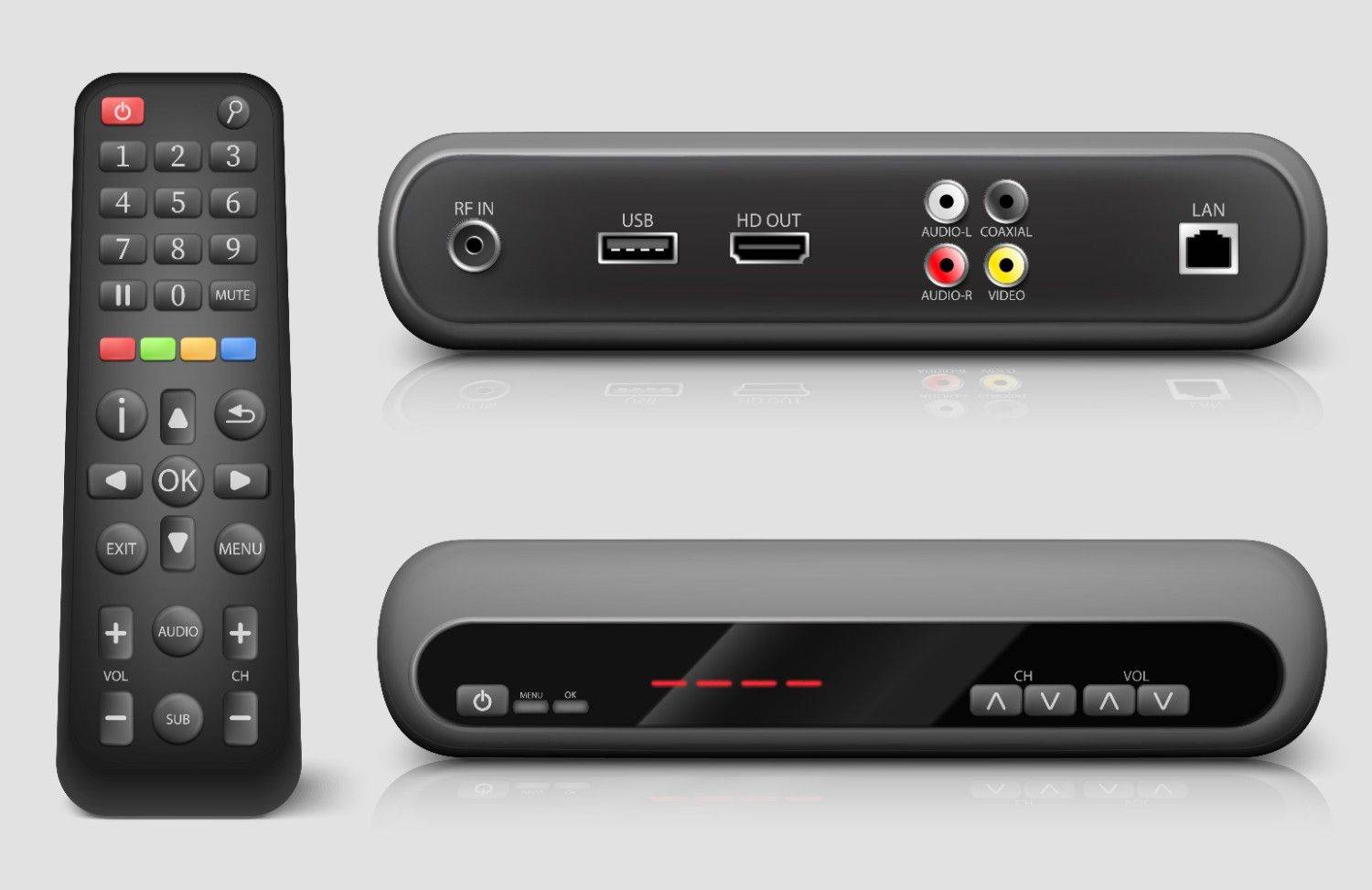Smart LED TV Remote Controller