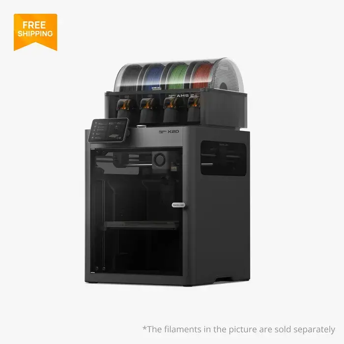 Bambu Lab X2D Combo 3D Printer with faster multi-color printing and cleaner support removal 256 × 256 × 260 mm