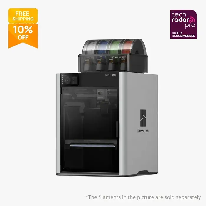 Bambu Lab H2S Combo 3D Printer with Multi-Color Printing, 340x320x340mm Build Volume