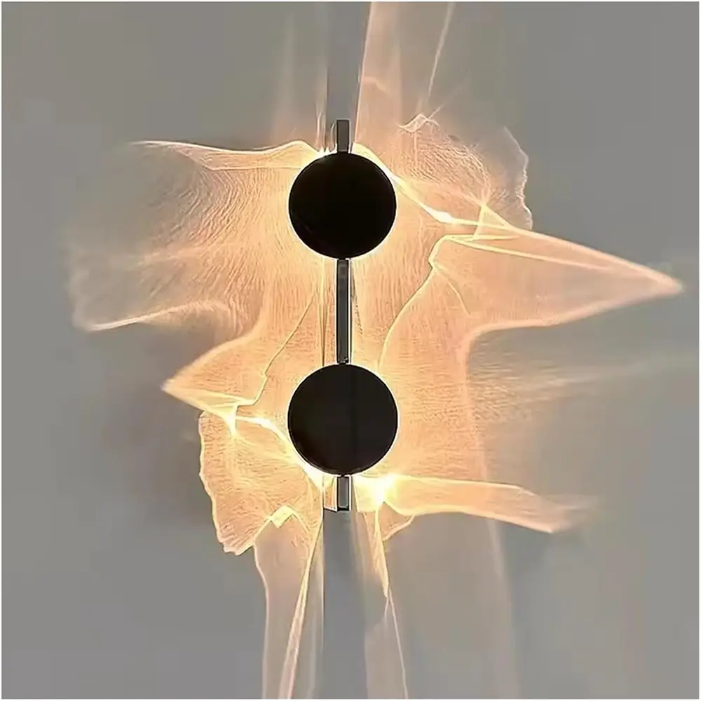 Golden Ripple Wall Light